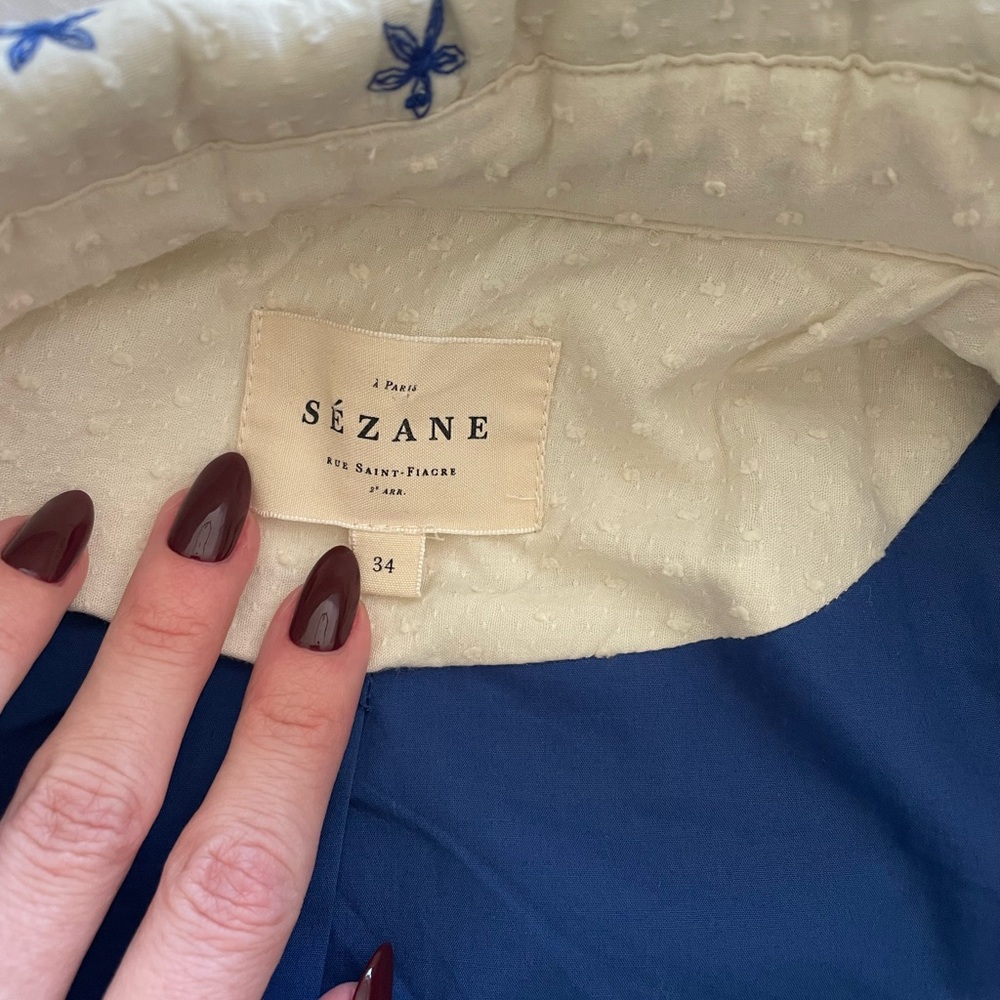 Sezane Smith Jacket Sz 34 - Picture 4 of 7